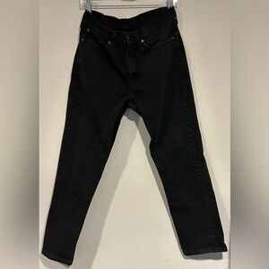 Levi's 514 Black Straight Jeans with Classic Fit Size 32